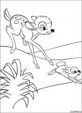Bambi and Panpan running