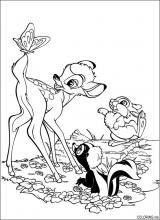 Bambi, Panpan and flower