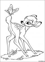 Bambi and the butterfly