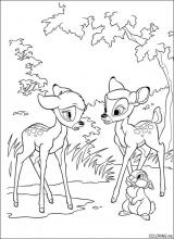 Bambi, Panpan and flower
