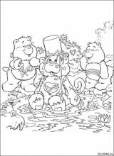 Care bears in pond