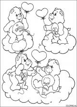 Care bears exchanging baloon