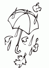 Automne parapluie