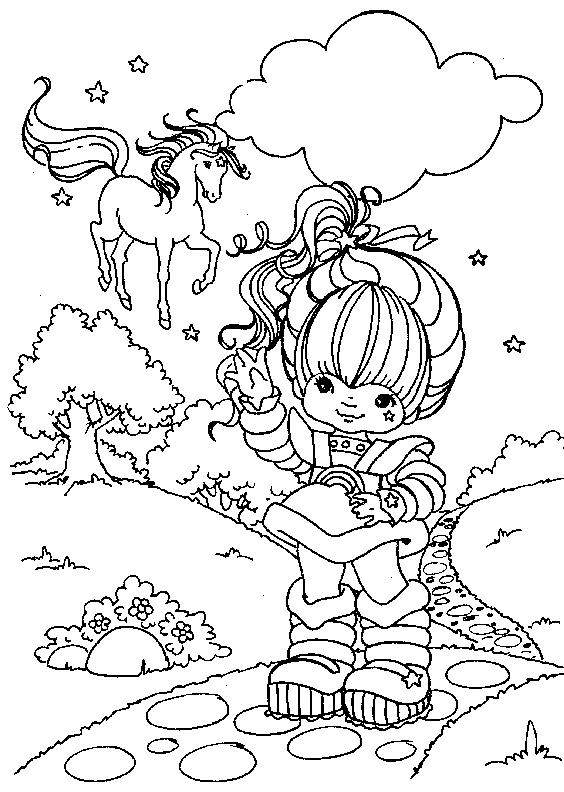 rainbow bright coloring pages - photo #9