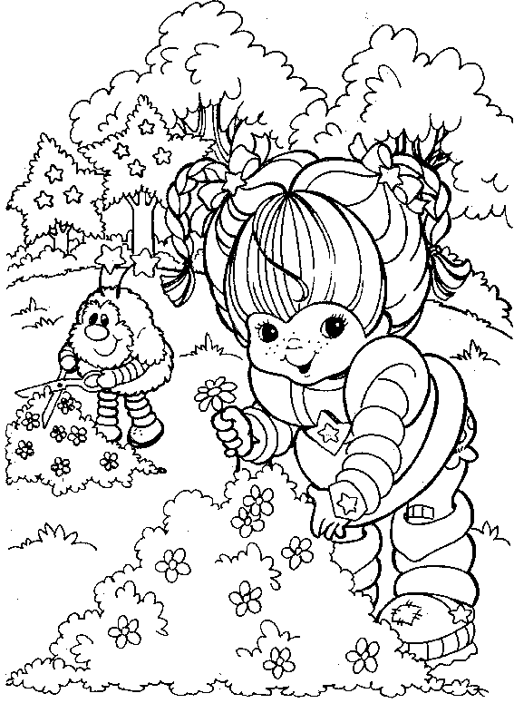 rainbow bright coloring pages - photo #31