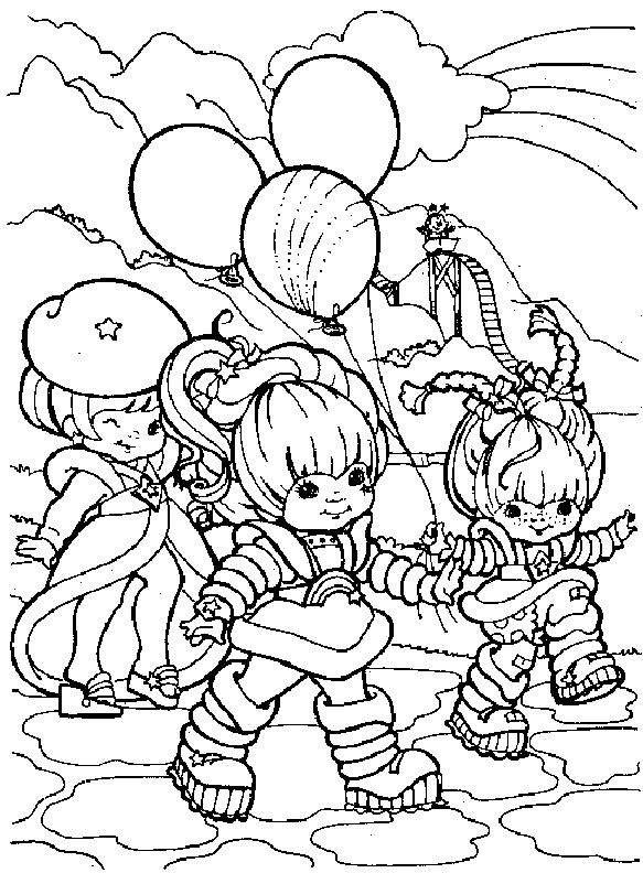 rainbow brite coloring pages - photo #12