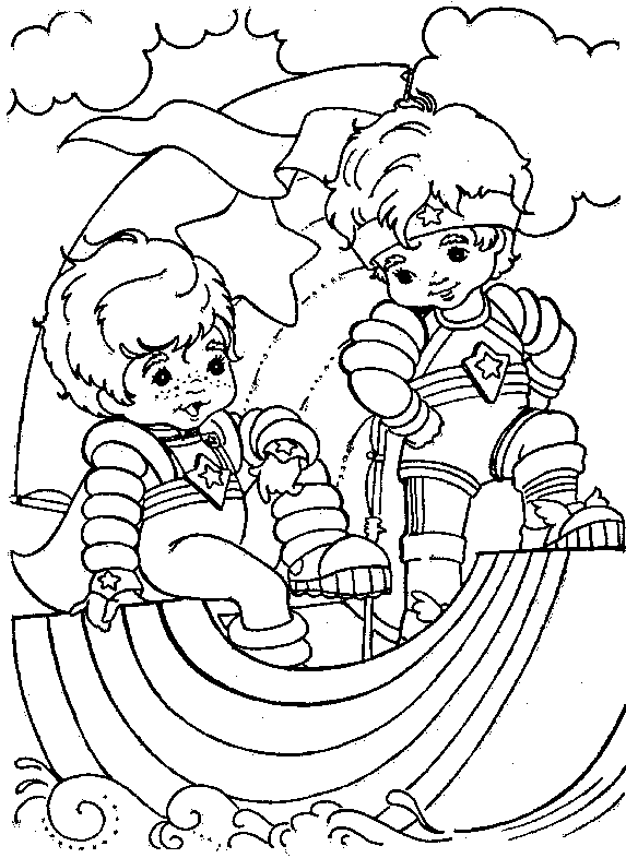 rainbow brite coloring book pages - photo #22