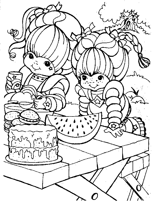 rainbow brite coloring pages - photo #36