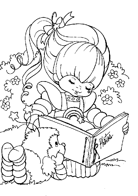 rainbow brite coloring book pages - photo #27