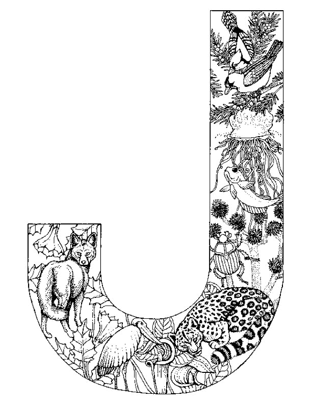 j coloring pages - photo #25
