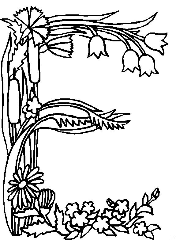 e coloring pages - photo #8