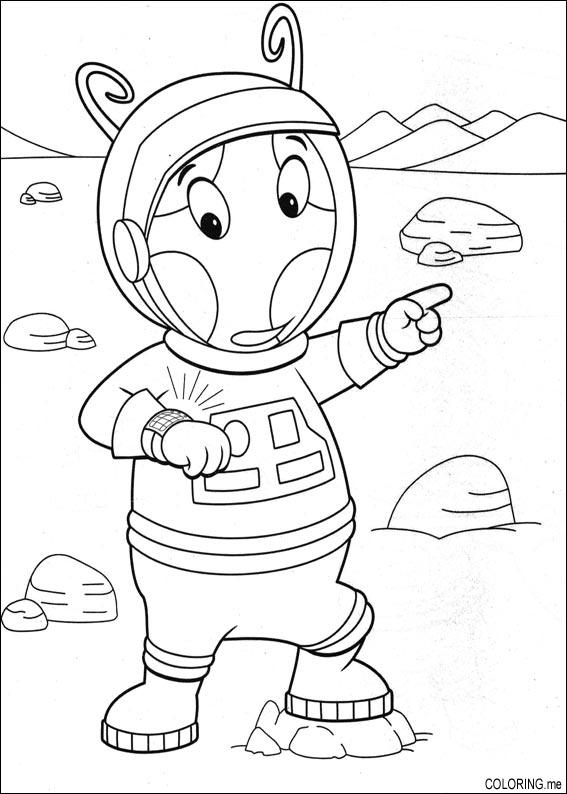 uniqua coloring pages - photo #5