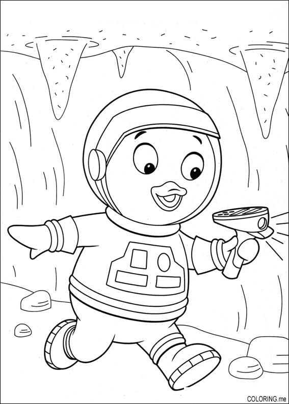 Coloring page The backyardigans Tyrone and radar Coloring.me