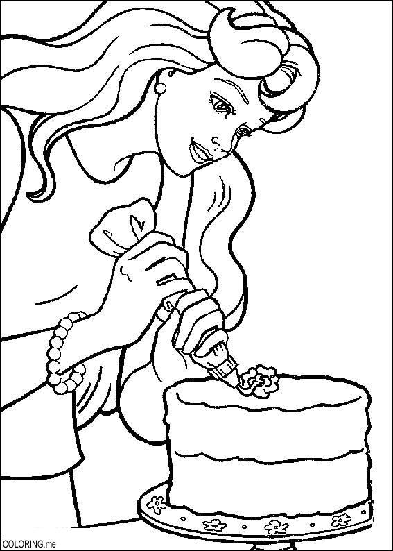 barbie coloring pages games. (Coloring page : Barbie