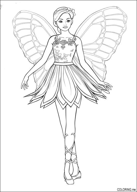 magical fairies coloring pages - photo #20