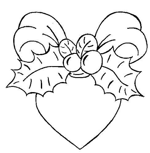 i heart christmas coloring pages - photo #25