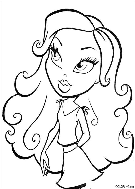 hair coloring pages - photo #8