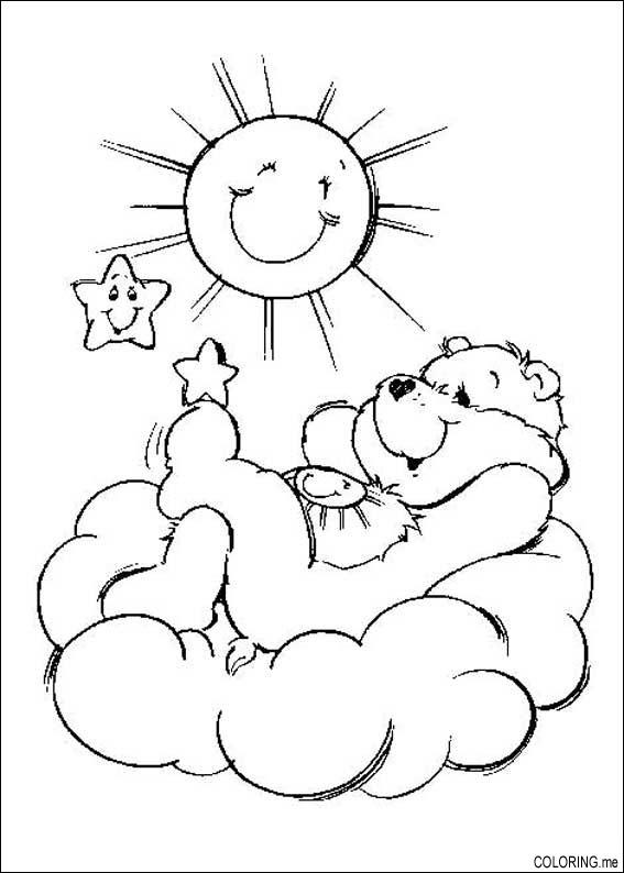 Cloud Coloring Pictures