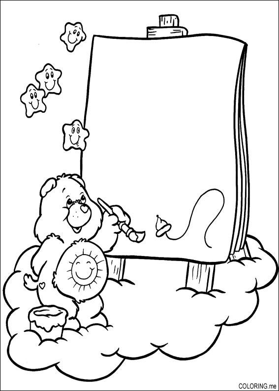 halloween care bears coloring pages - photo #47