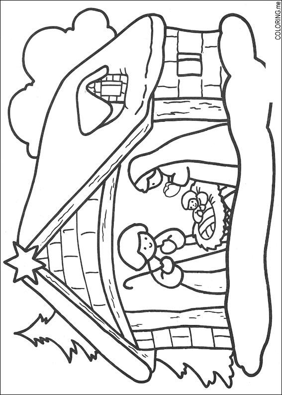 Coloring page : Christmas jesus born - Coloring.me