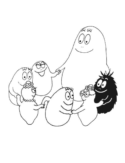 Coloring page : Barbapapa - Coloring.me