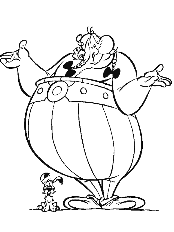 asterix and obelix. Coloring page : Asterix obelix