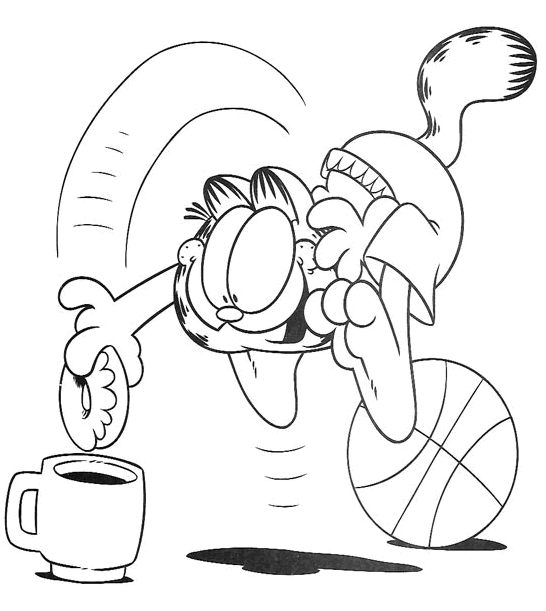 cafe coloring pages - photo #6