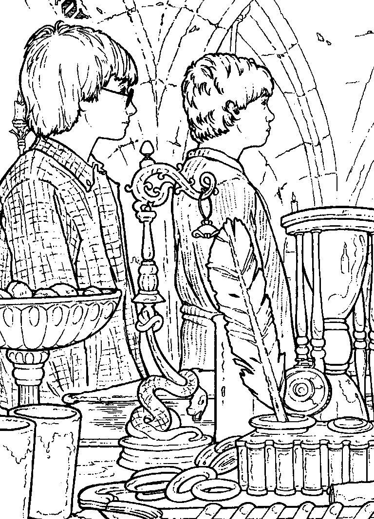 Coloring page : Harry Potter - Coloring.me