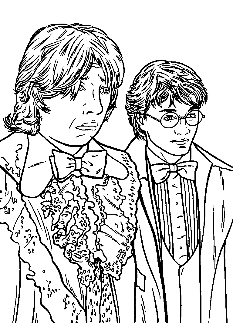 Coloring Page Harry Potter Coloring me