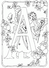 Alphabet fairy a