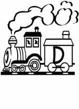 Alphabet trains d