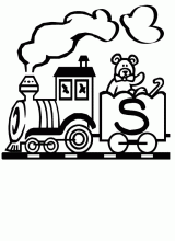 Alphabet trains s