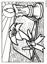 Bible and candle