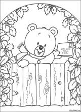 Christmas letter and bear