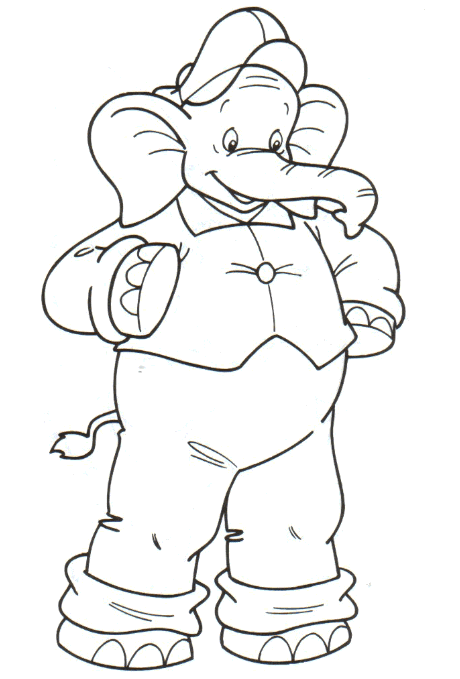 Coloring page : Babar - Coloring.me