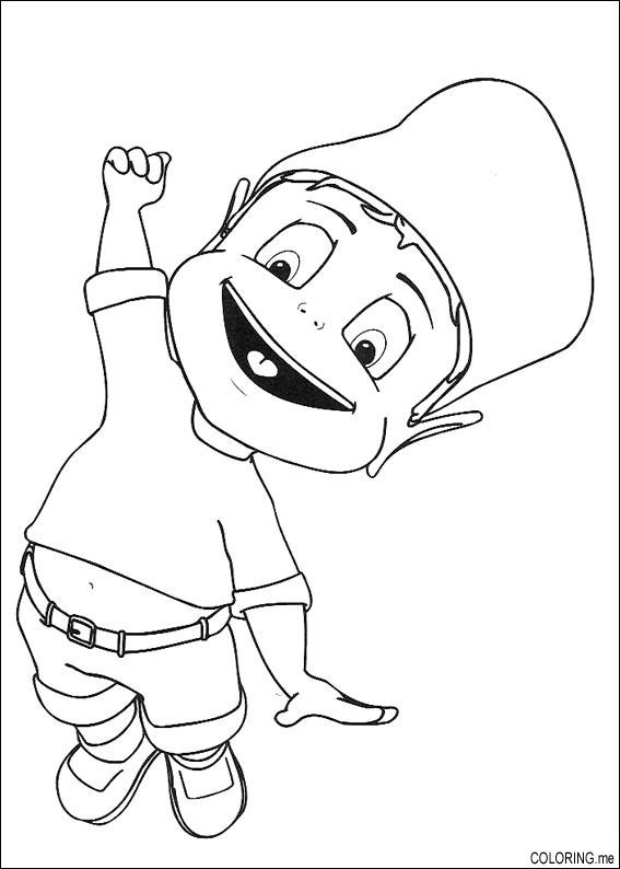 Coloring page : Adiboo jump - Coloring.me