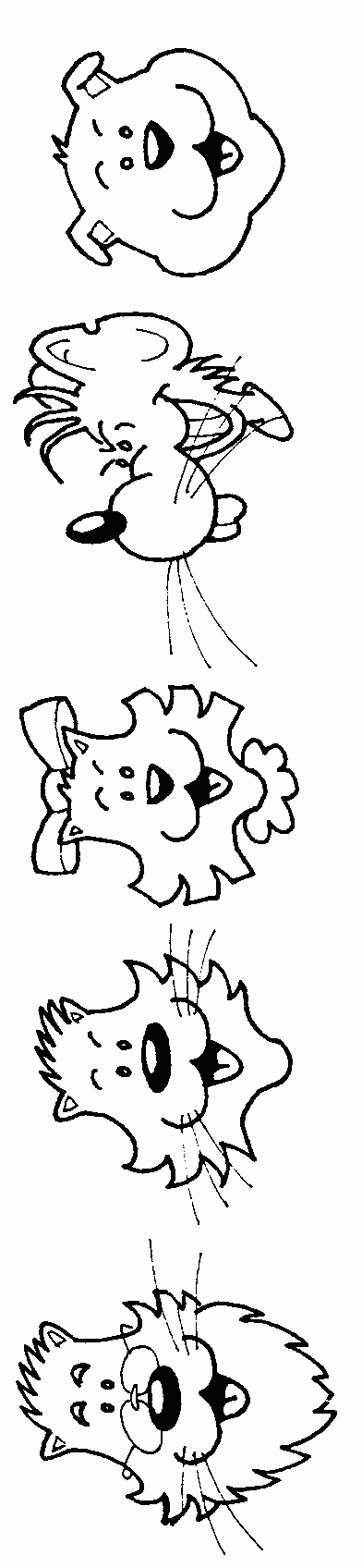 Animal Friends Coloring Pages