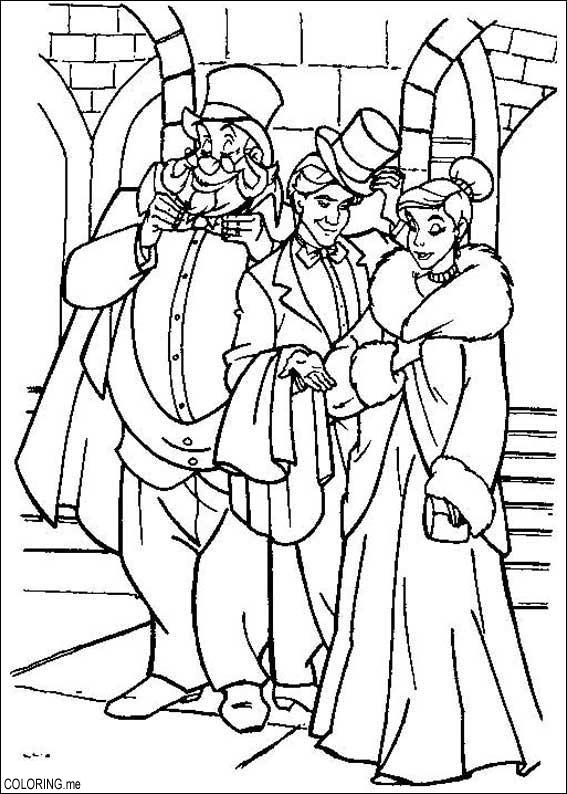Coloring page : Vladimir, Dimitri and Anastasia - Coloring.me
