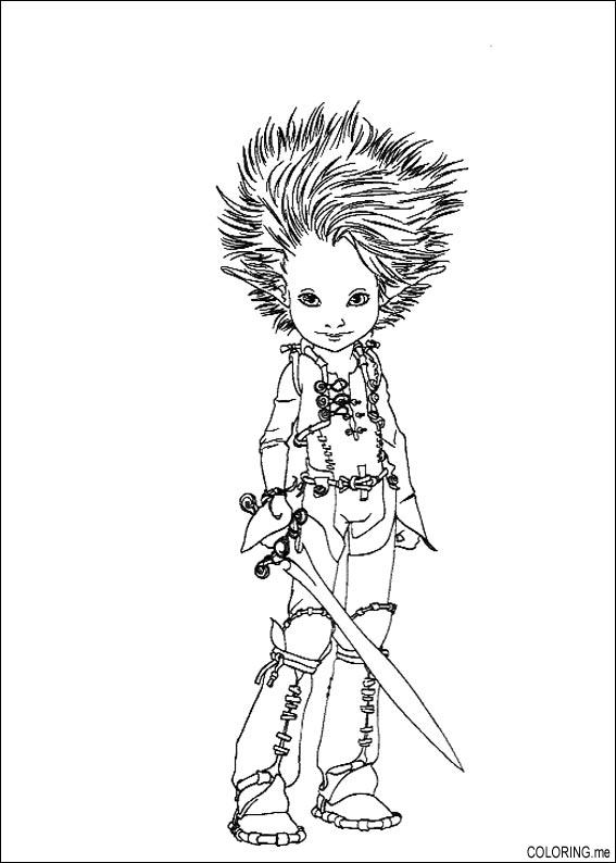 Coloring page Arthur and the minimoys Coloring.me