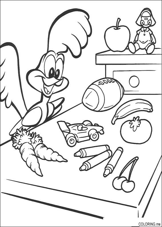 Coloring page : Baby tunes Beep Beep - Coloring.me