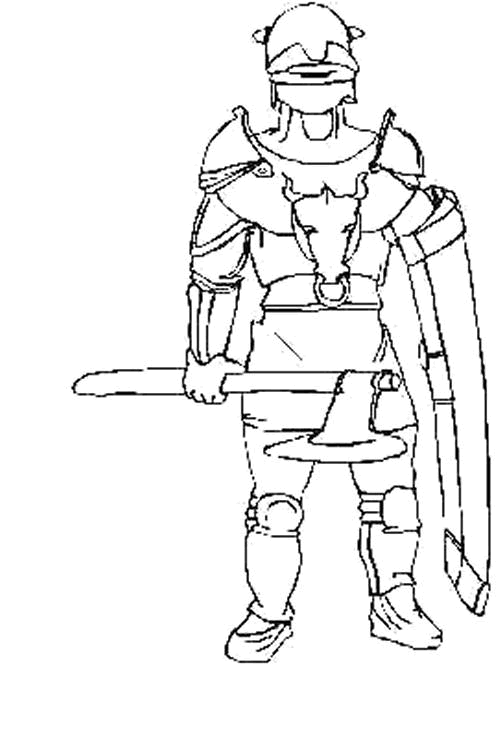 Coloring page  Chevalier guerrier  Coloring.me
