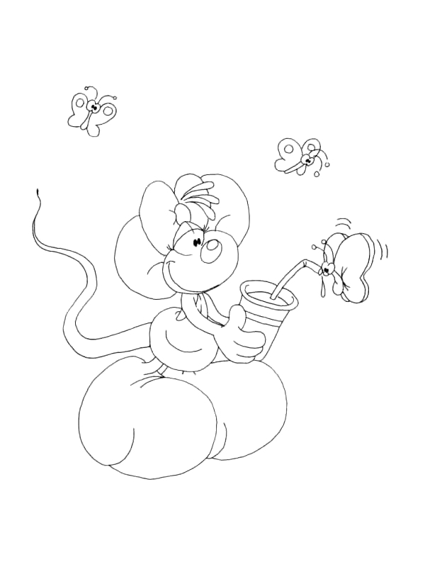 Coloring page : Diddl - Coloring.me