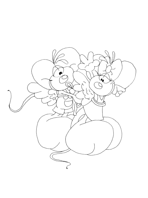 Coloring page : Diddl - Coloring.me