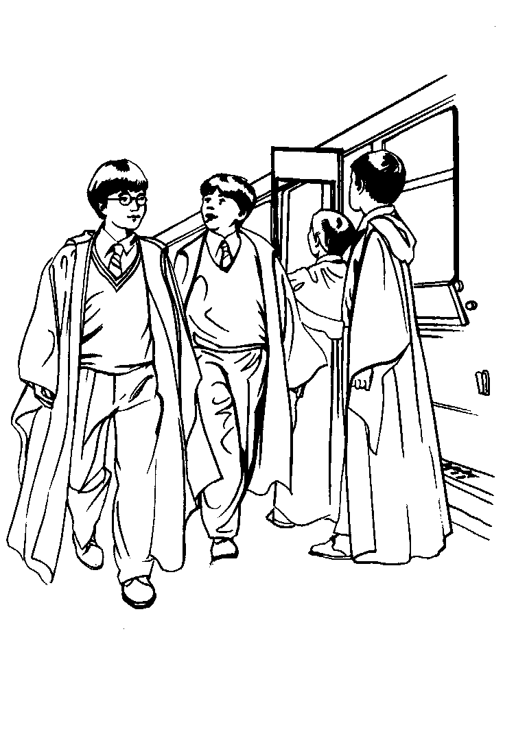 Coloring Page Harry Potter Coloringme