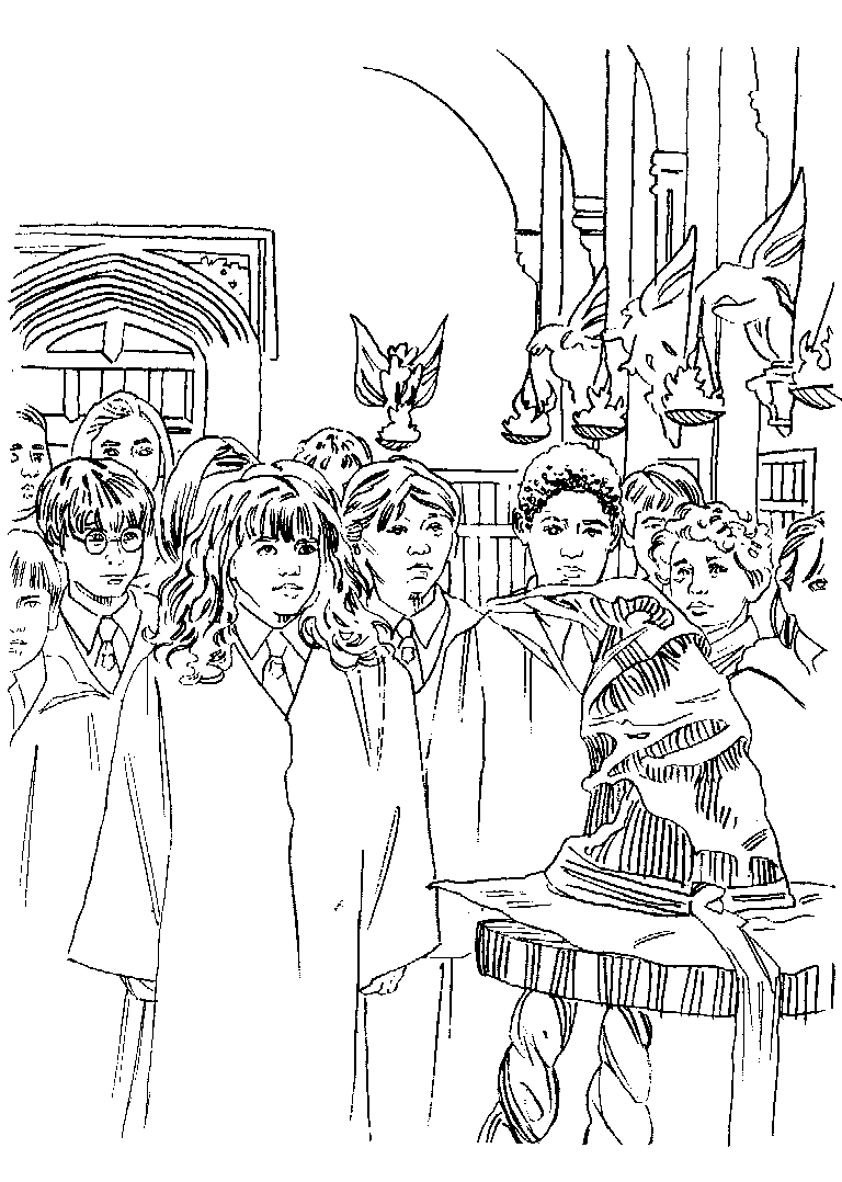 Coloring page : Harry Potter - Coloring.me