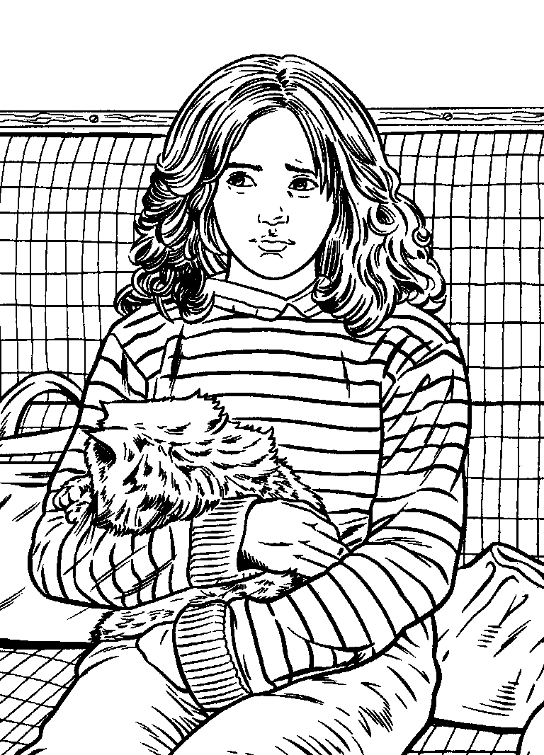 Luna Lovegood Harry Potter Ausmalbilder Hermine / Luna Lovegood